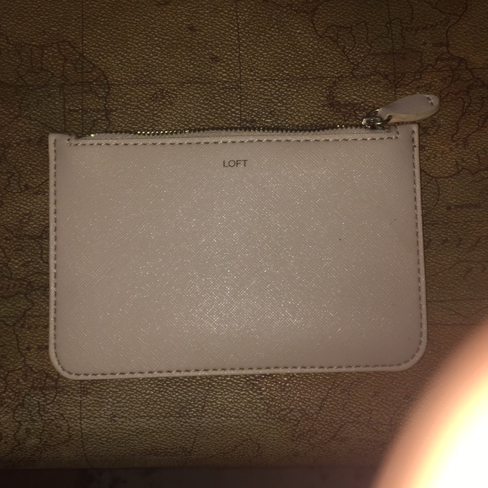 Loft blush coin purse, wallet